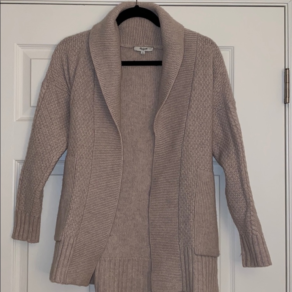 Madewell sweater with tie